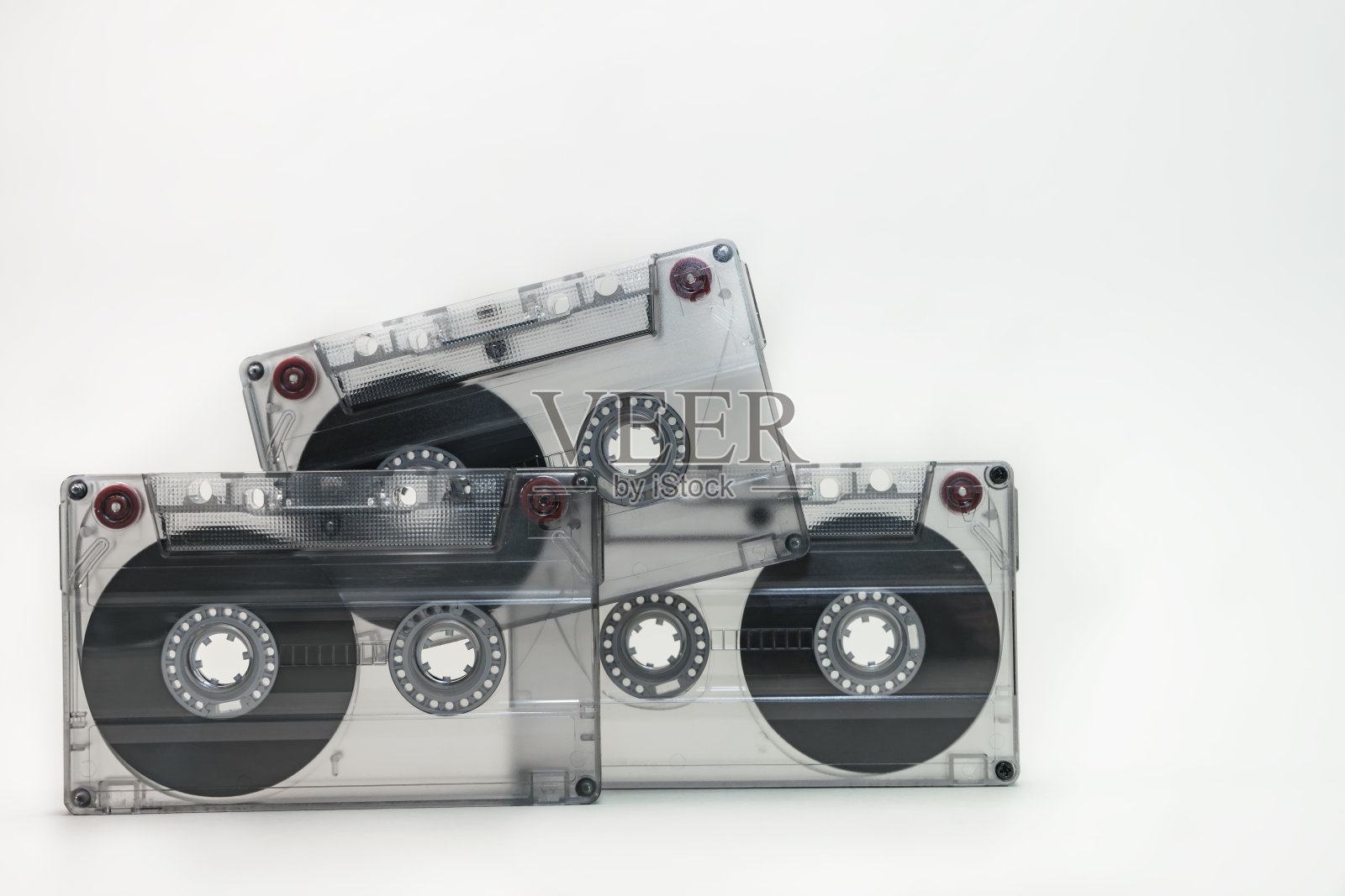 漂亮的磁带。简约复古风格的概念。80年代。背景图案设计。照片摄影图片