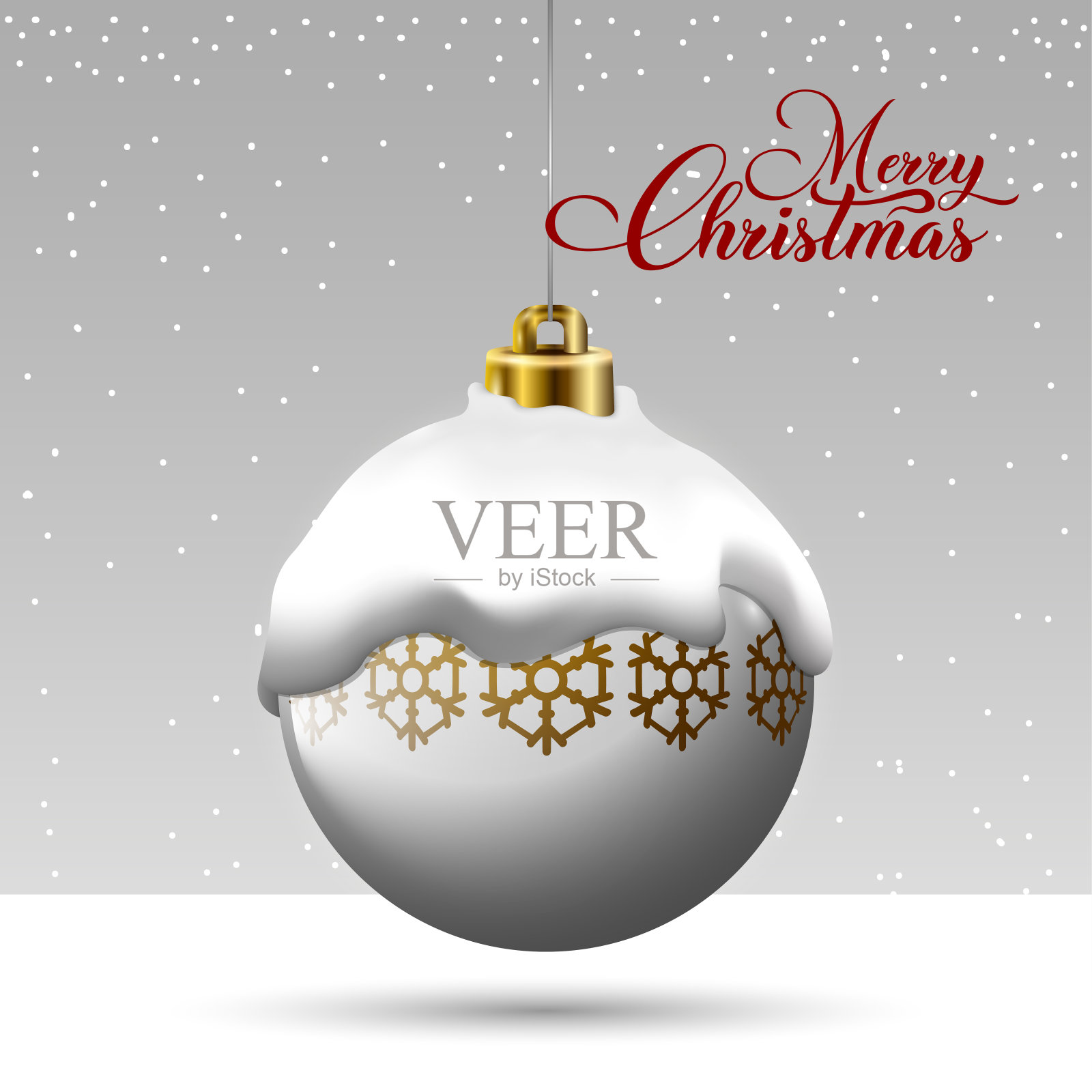 圣诞快乐的海报插画图片素材