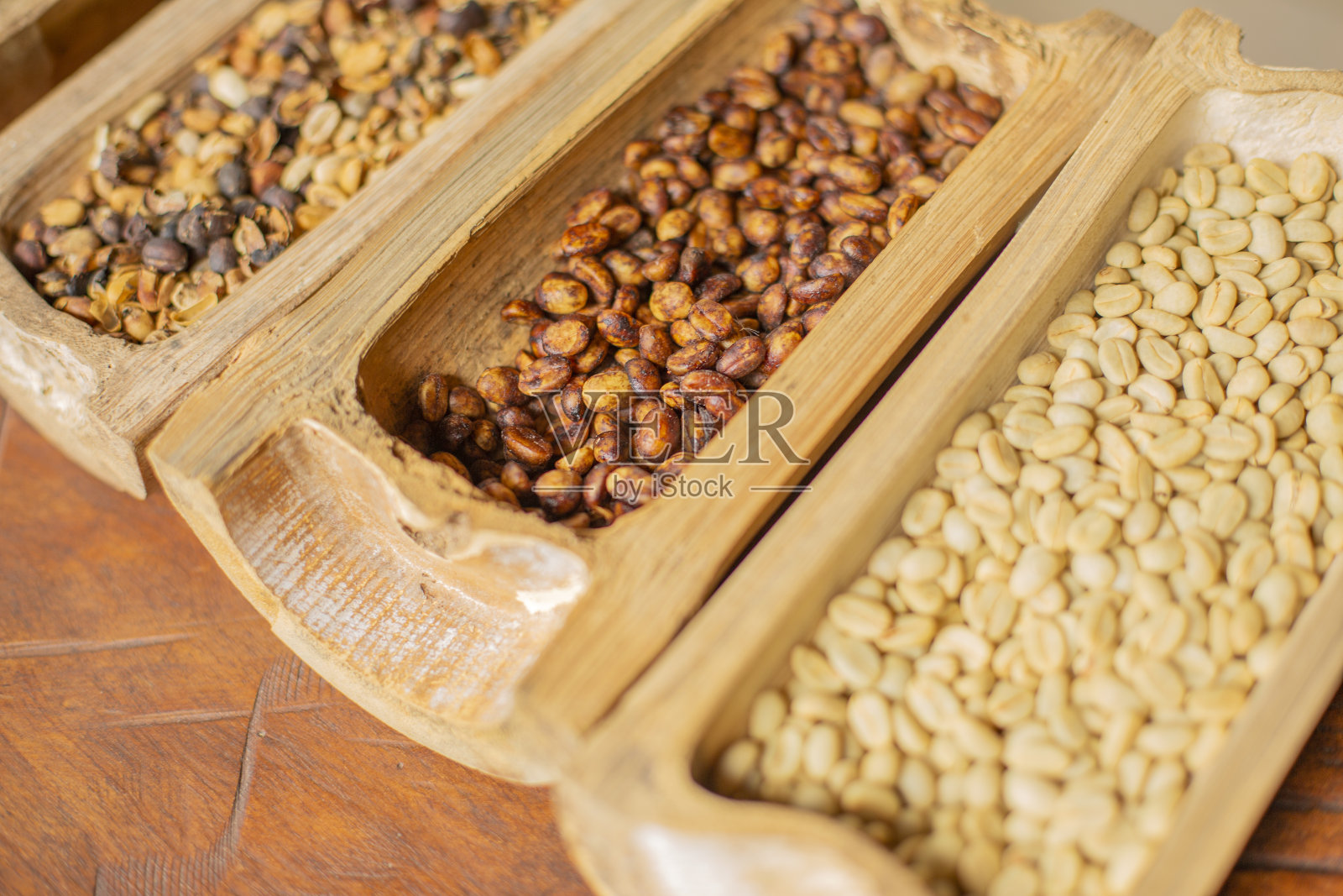 咖啡的三个阶段照片摄影图片