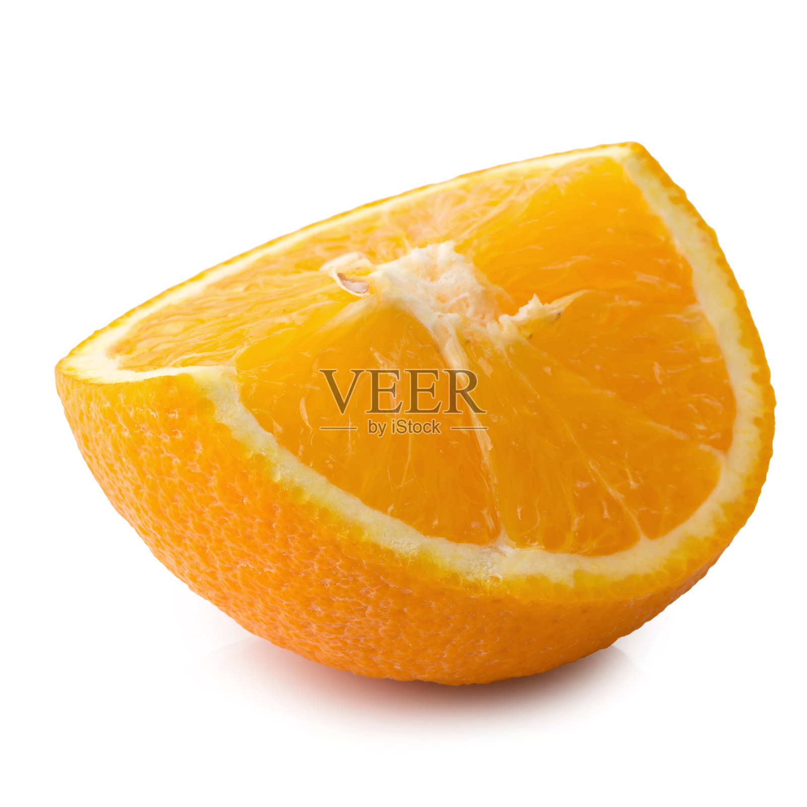 新鲜切片ââ橙子孤立的白色背景照片摄影图片