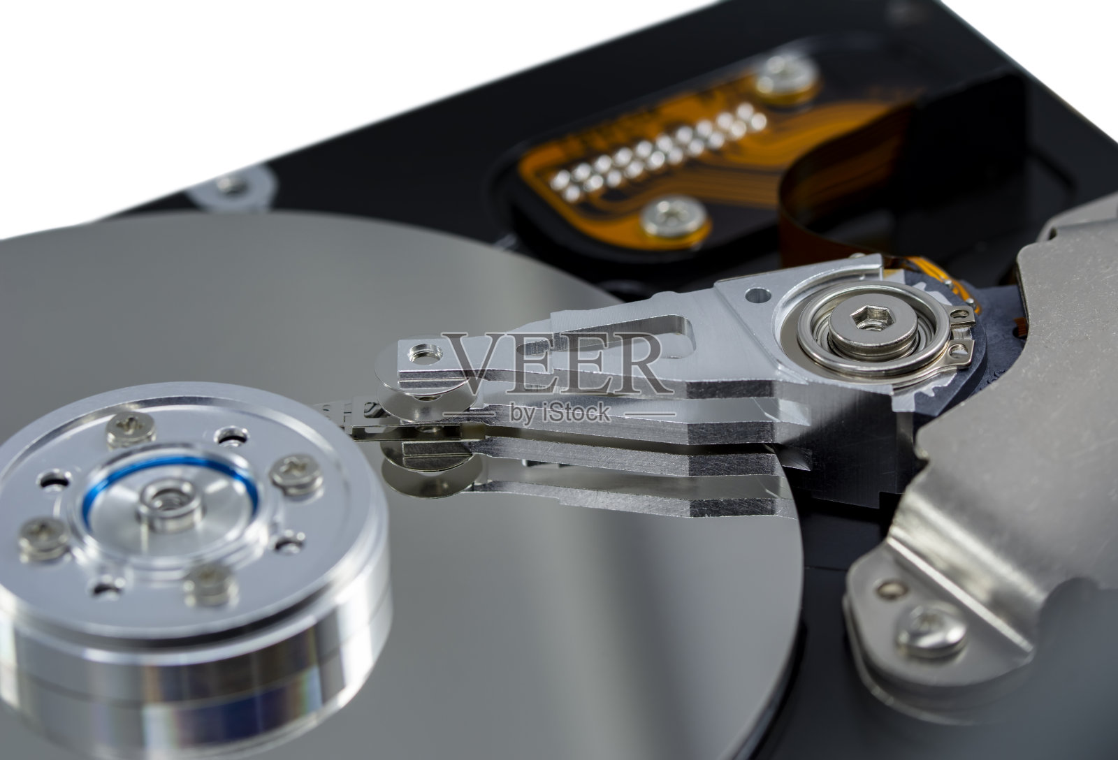 从计算机上拆卸硬盘驱动器照片摄影图片