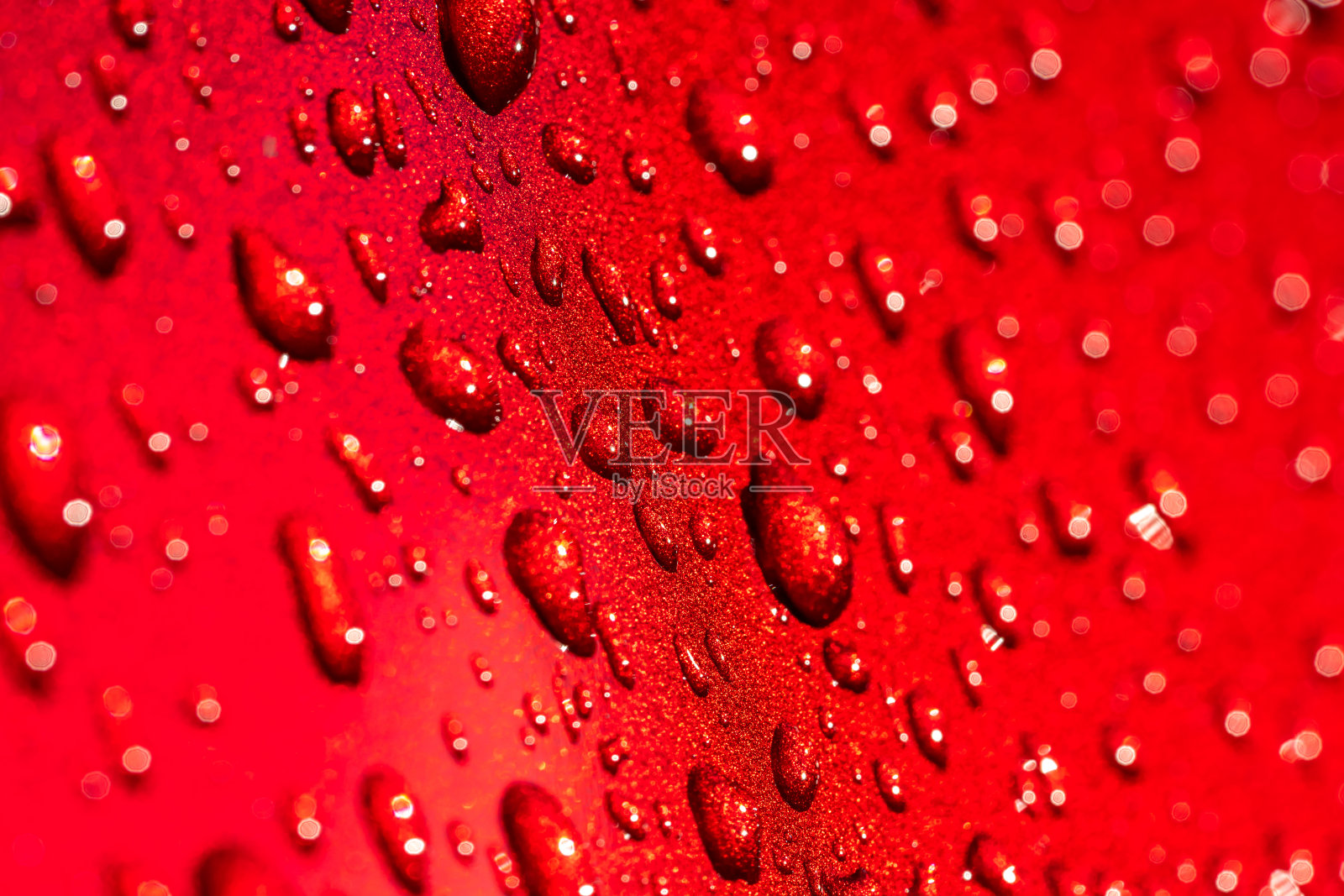 红色水滴背景照片摄影图片