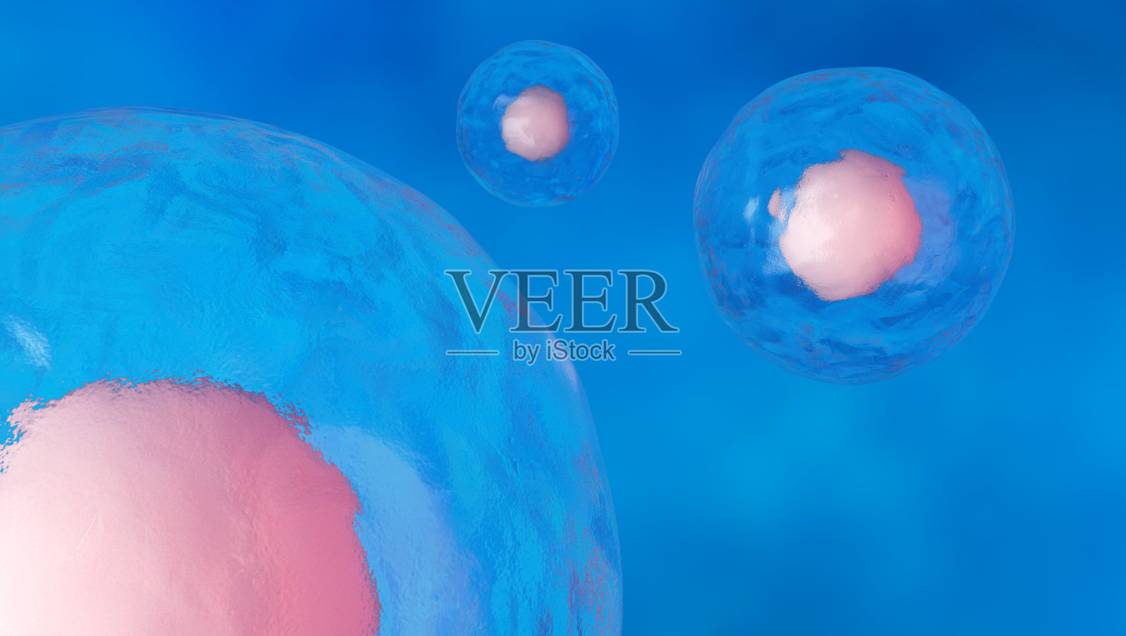 胚胎干细胞，细胞治疗，再生，3D渲染。照片摄影图片