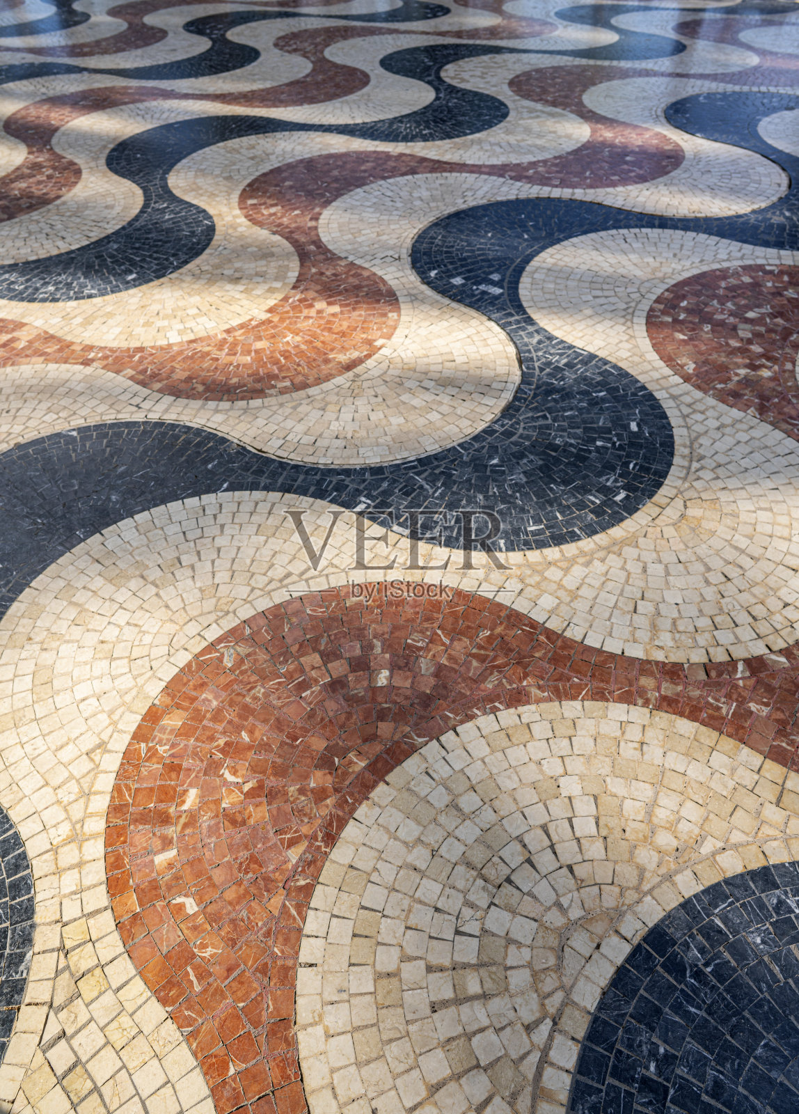 阿利坎特马赛克地板西班牙滨海广场照片摄影图片