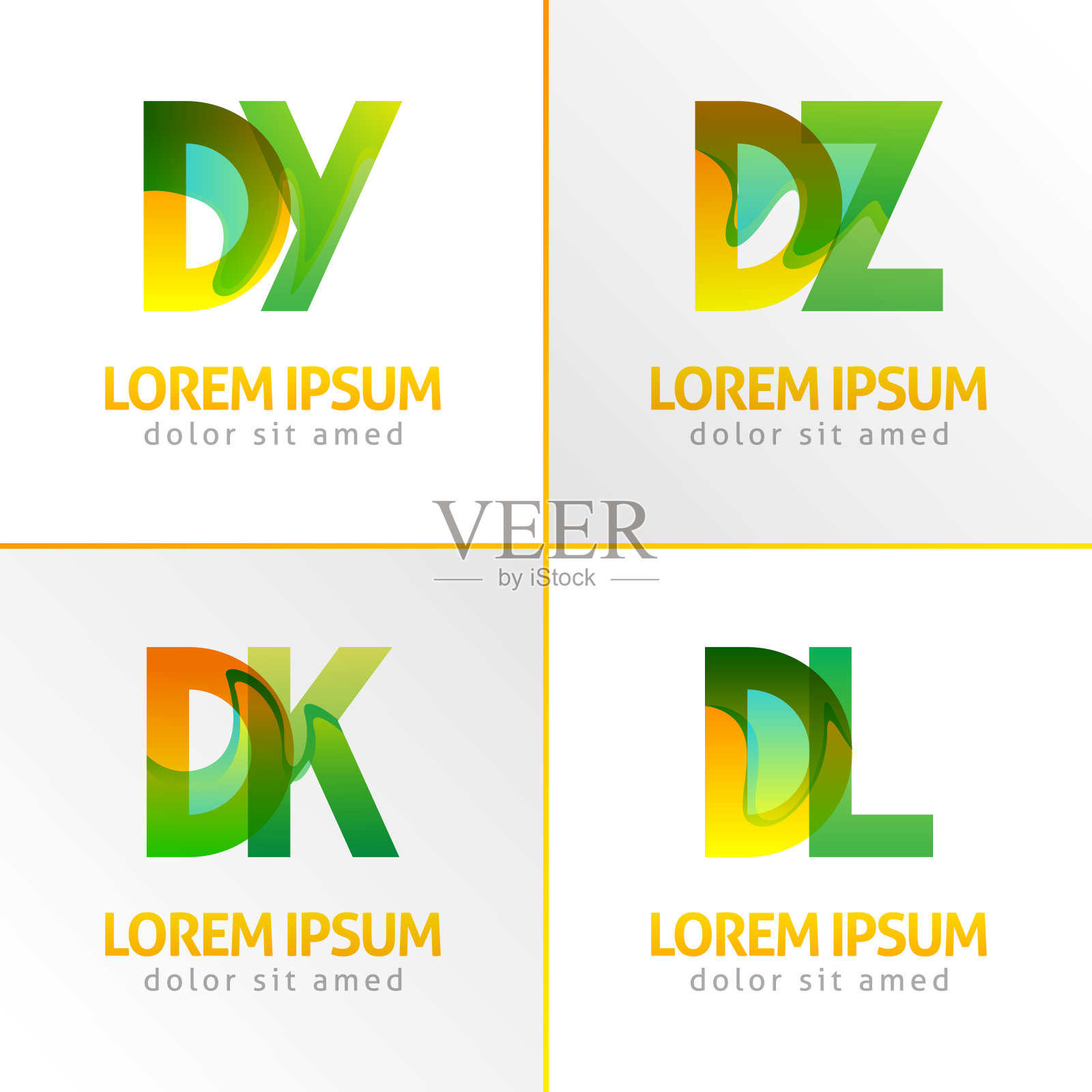 彩色字母加粗标志用于促销、营销和广告，可用于公司、公司、合作社和中小企业。适用于平面媒体、网络广告、海报、传单、横幅、封面插画图片素材