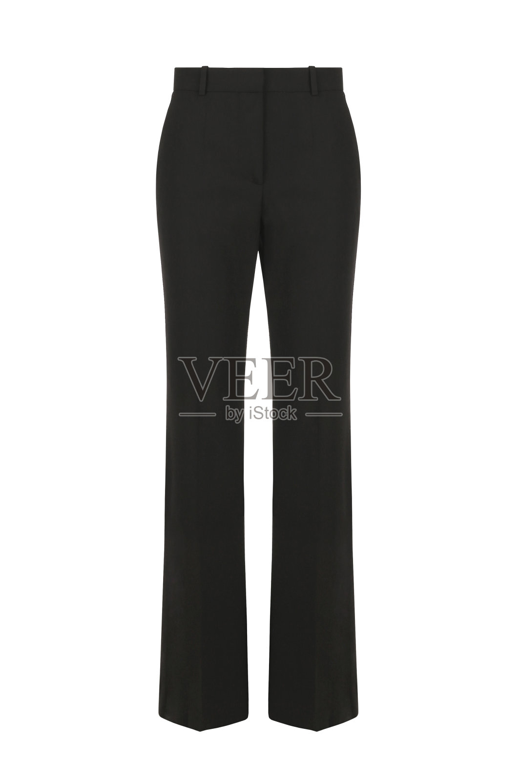 前视图的黑色裤子照片摄影图片