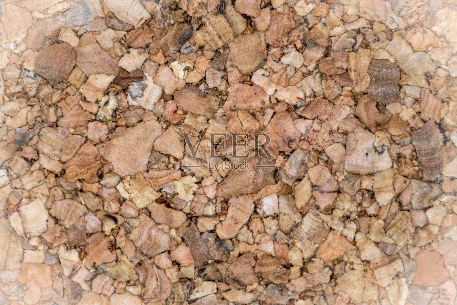 近距离的棕黄色软木板纹理背景照片摄影图片