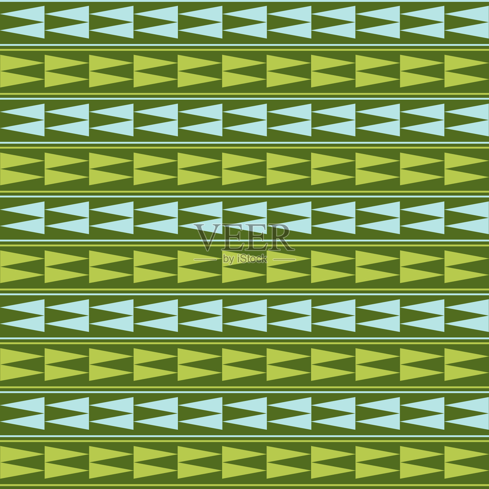 矢量民族无缝模式毛利风格。几何边框与装饰民族元素。插画图片素材