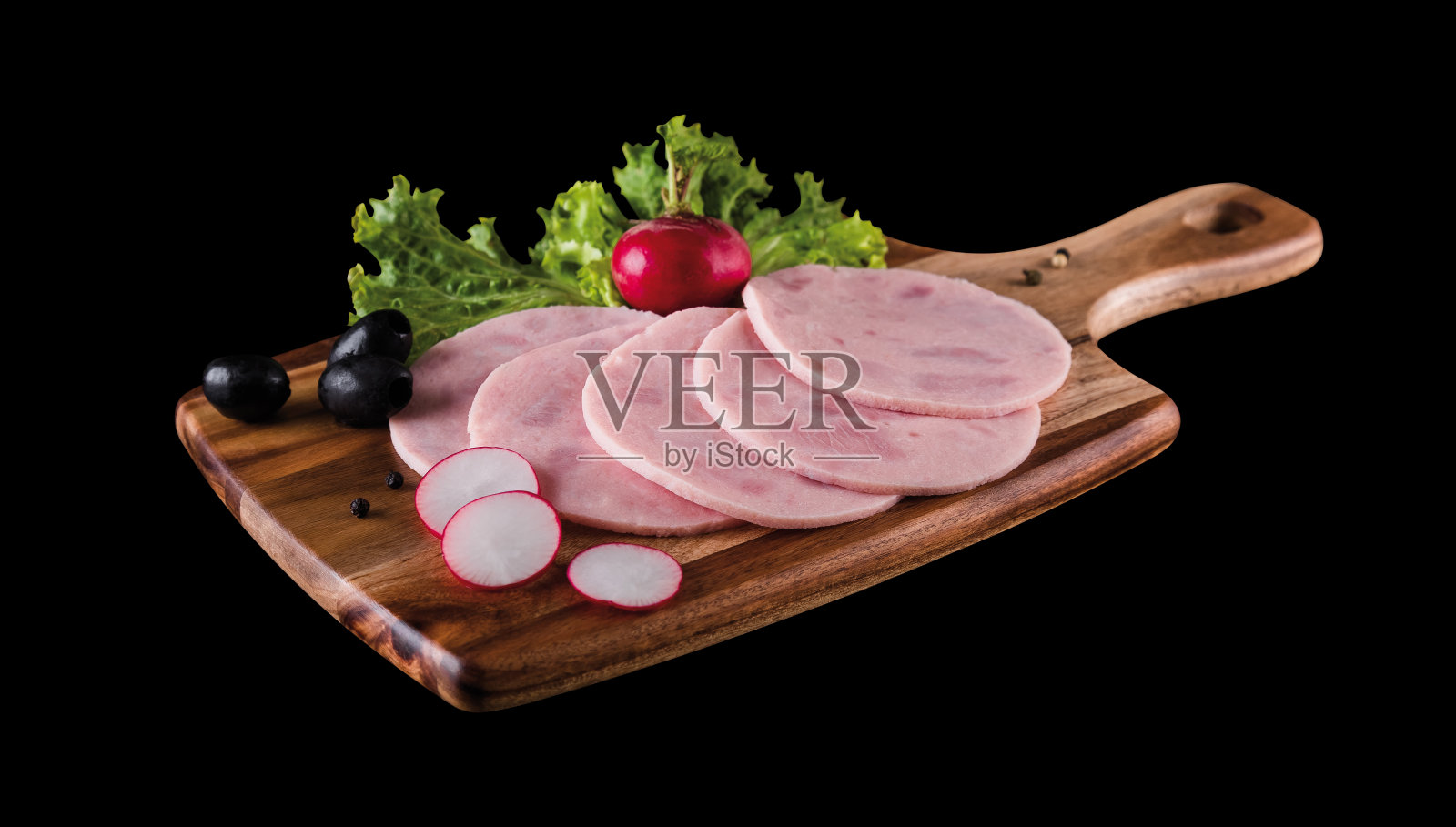 煮火腿香肠照片摄影图片