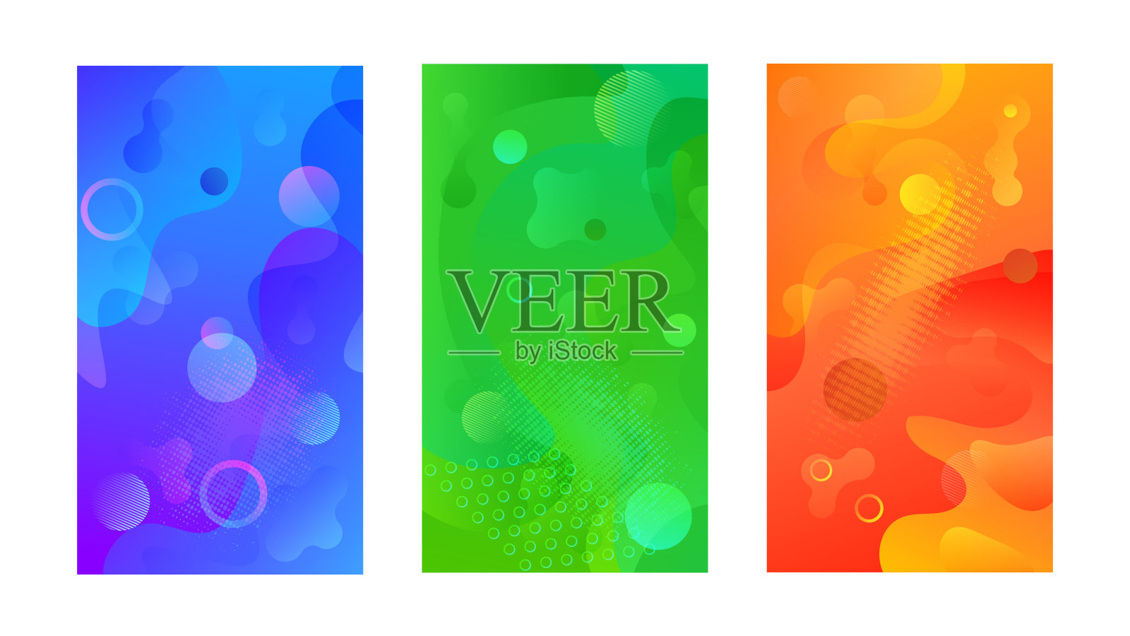 现代设计模板与液体背景纸设计。矢量梯度抽象手册。抽象蓝色液体背景。最小覆盖模板集。现代梯度形状的构成。插画图片素材