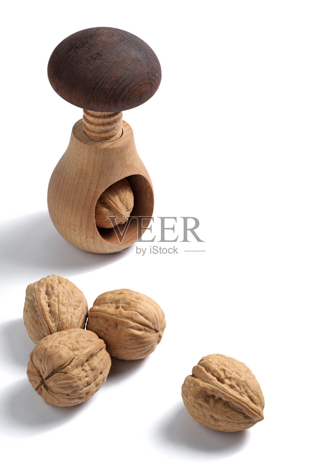 核桃与胡桃夹子照片摄影图片