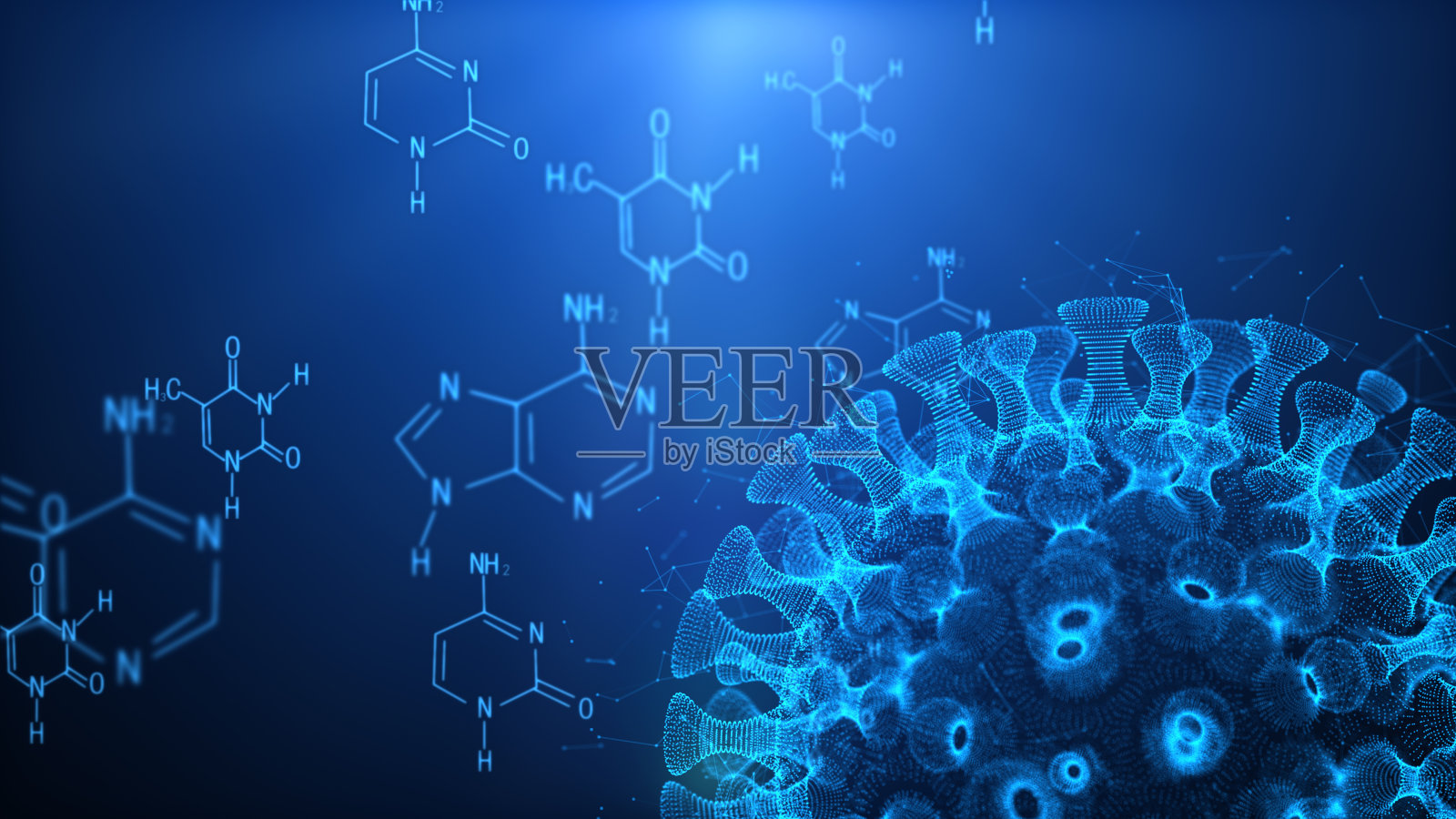 致病性病毒三维插图照片摄影图片