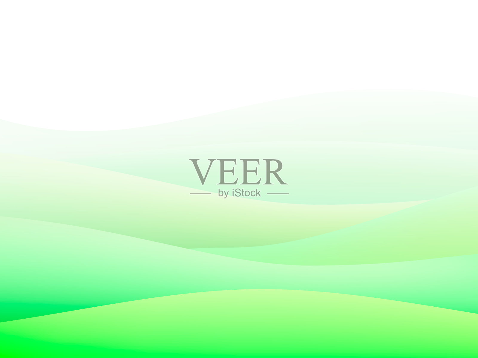 绿色草地的背景。矢量股票插图海报或横幅。插画图片素材