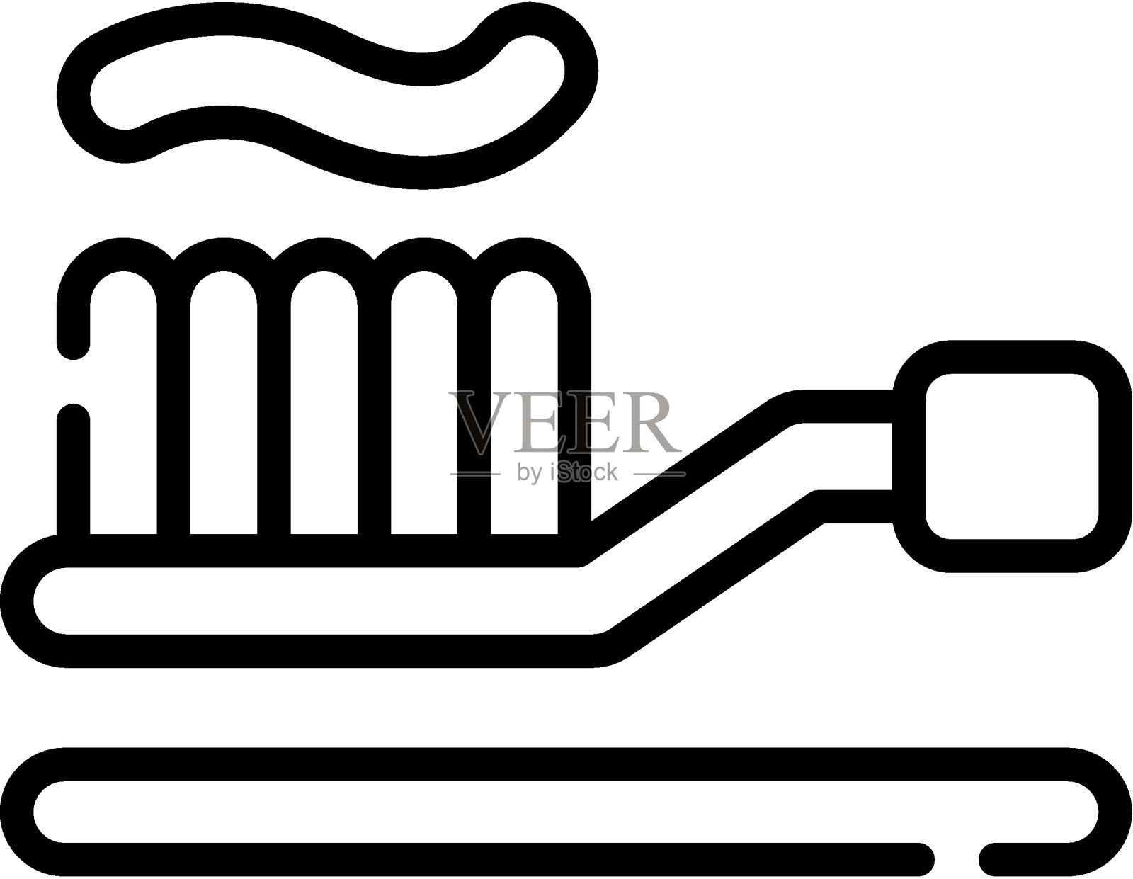 画在墙上的轮廓插画图片素材