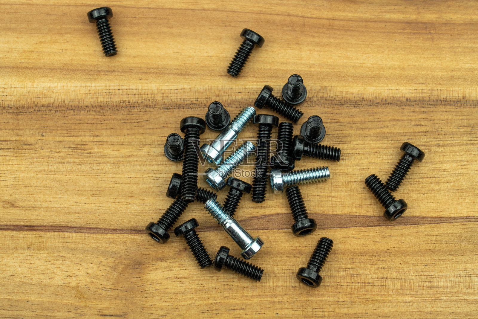 六角扳手螺栓和方螺母照片摄影图片