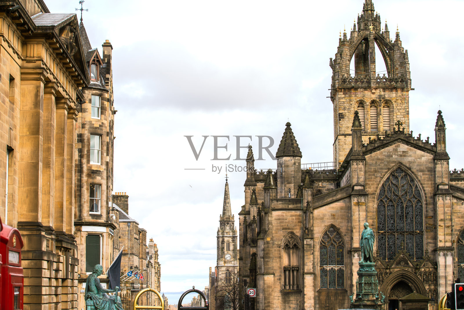 爱丁堡的圣吉尔斯大教堂照片摄影图片