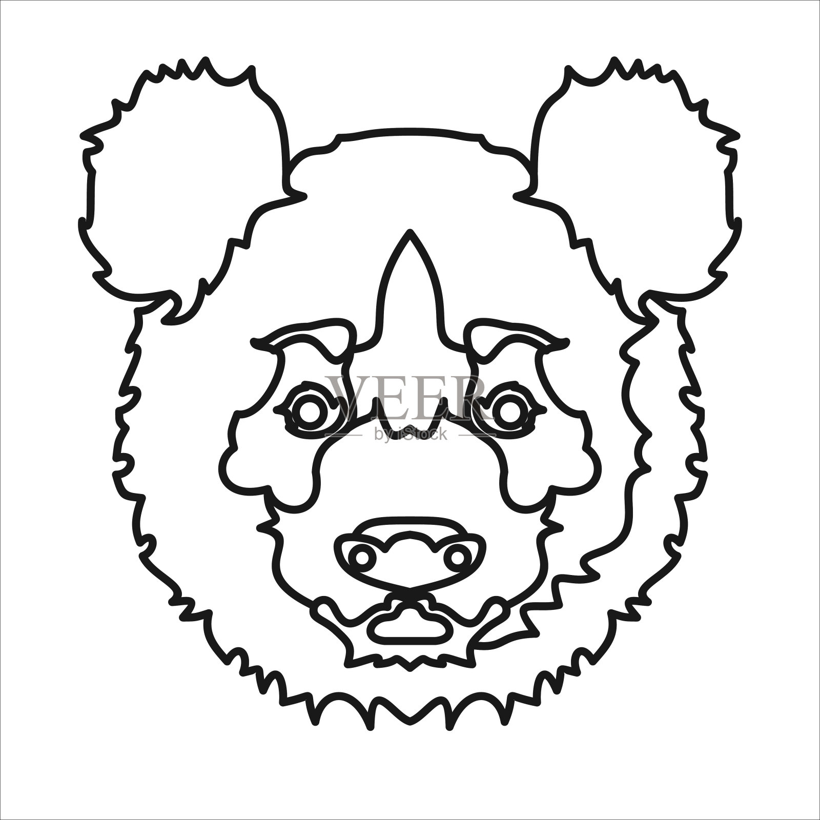 熊猫矢量图插画图片素材