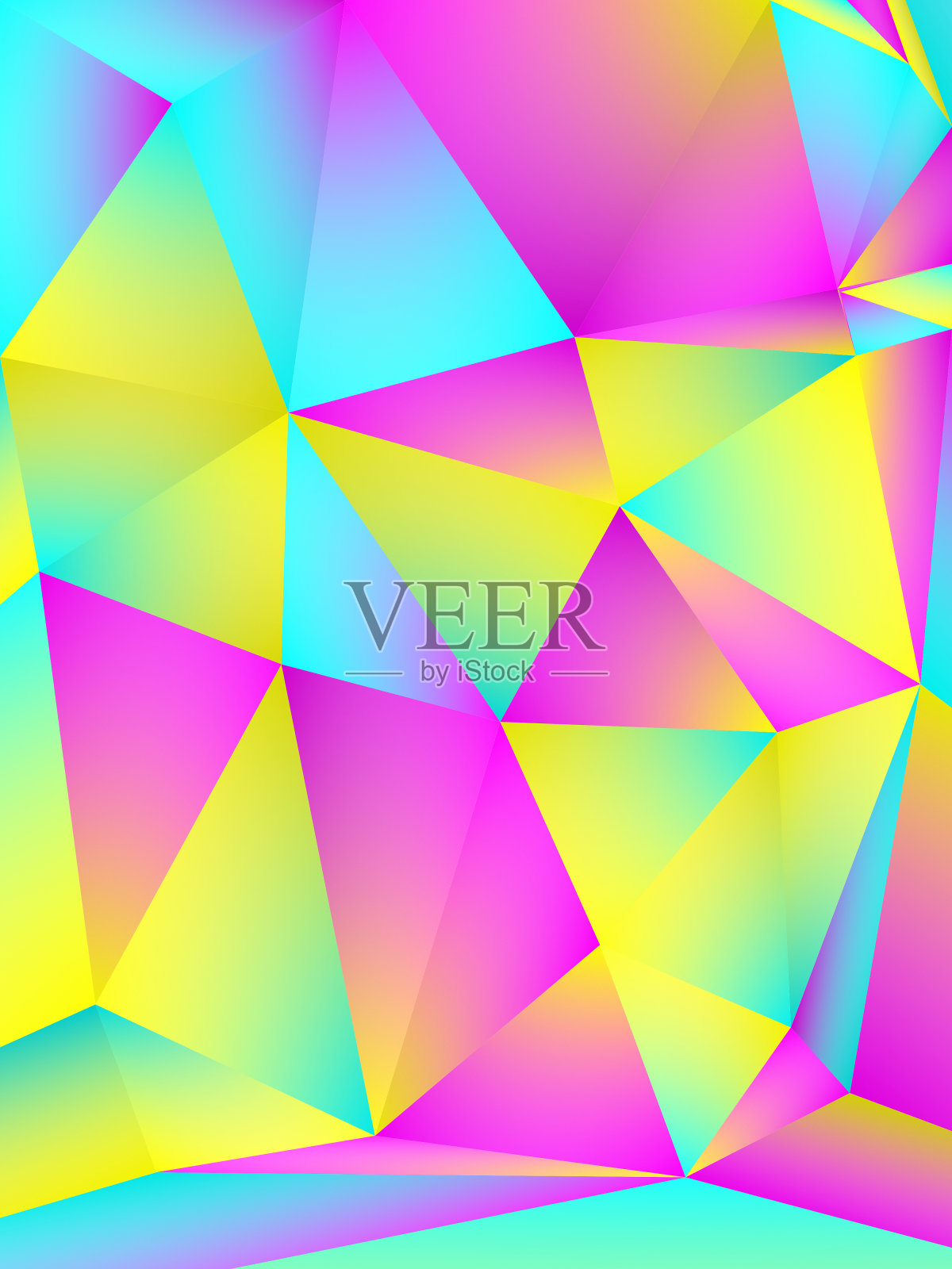 三角形抽象背景插画图片素材