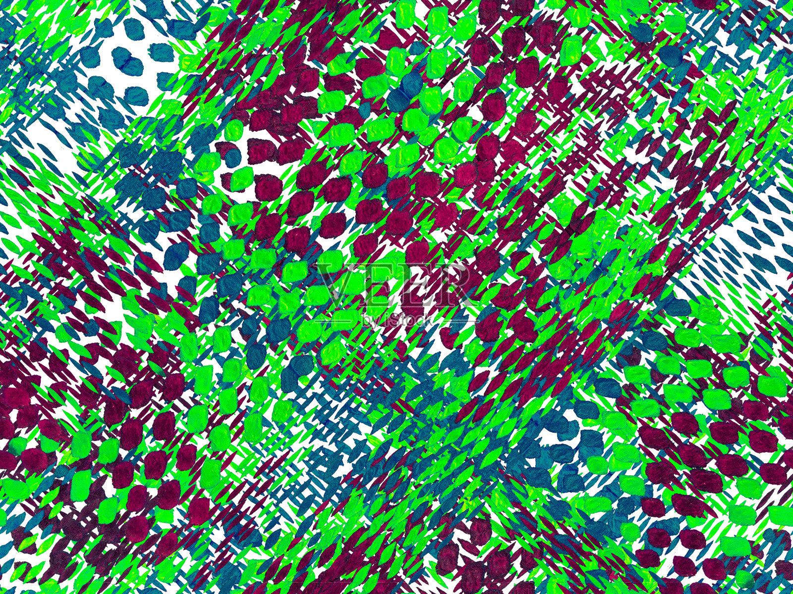 民族无缝模式。插画图片素材