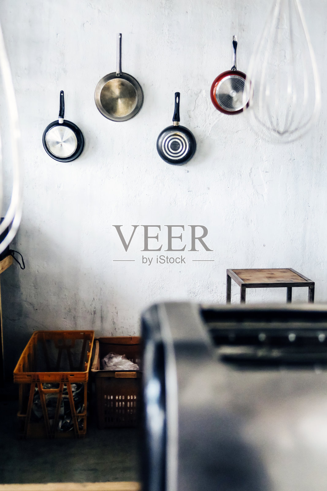 厨房用具的背景照片摄影图片