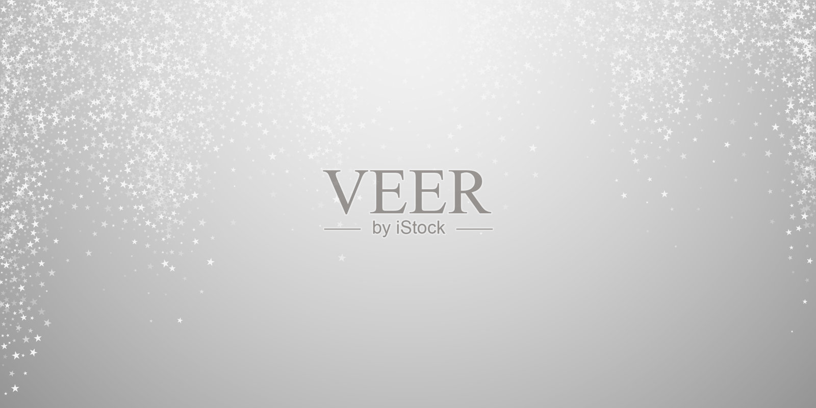 惊人的流星圣诞背景。微妙的插画图片素材