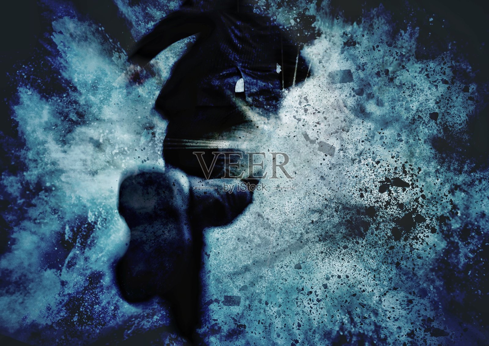 商人剪影挑战照片摄影图片