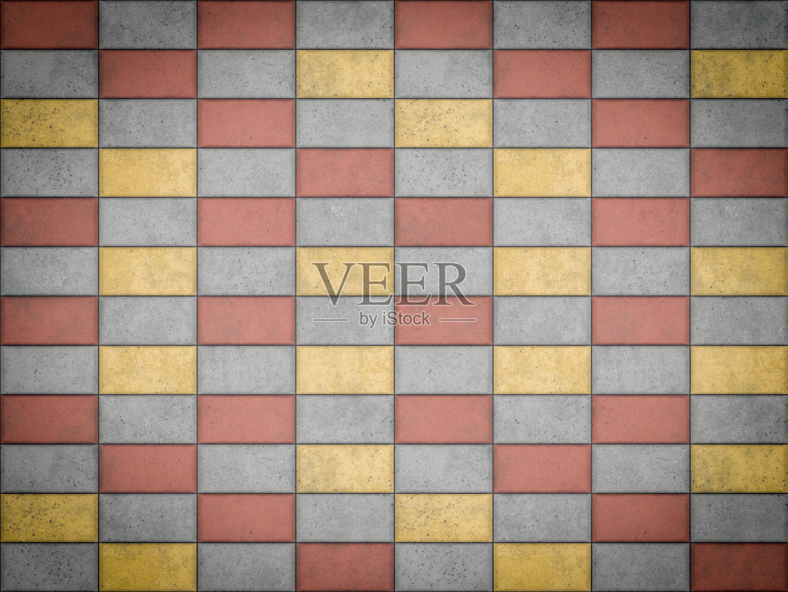 丰富多彩的街头瓷砖照片摄影图片