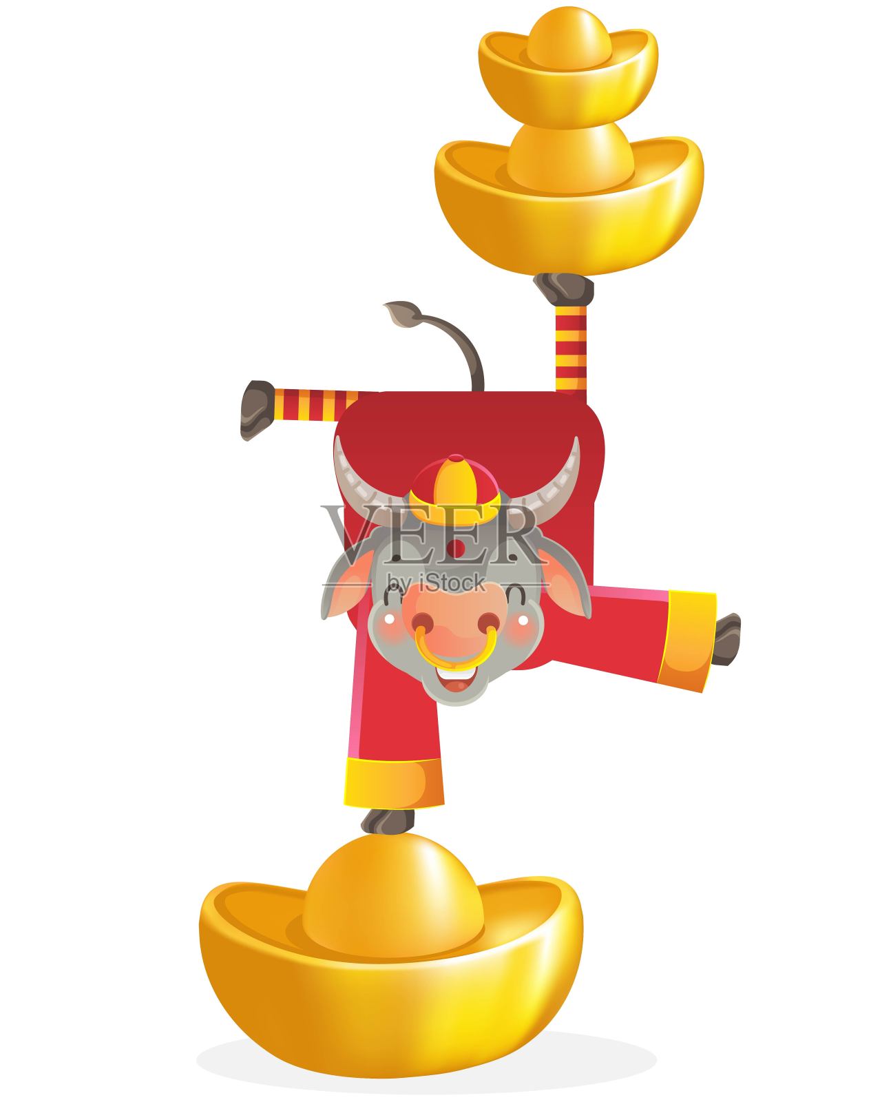 牛插画图片素材