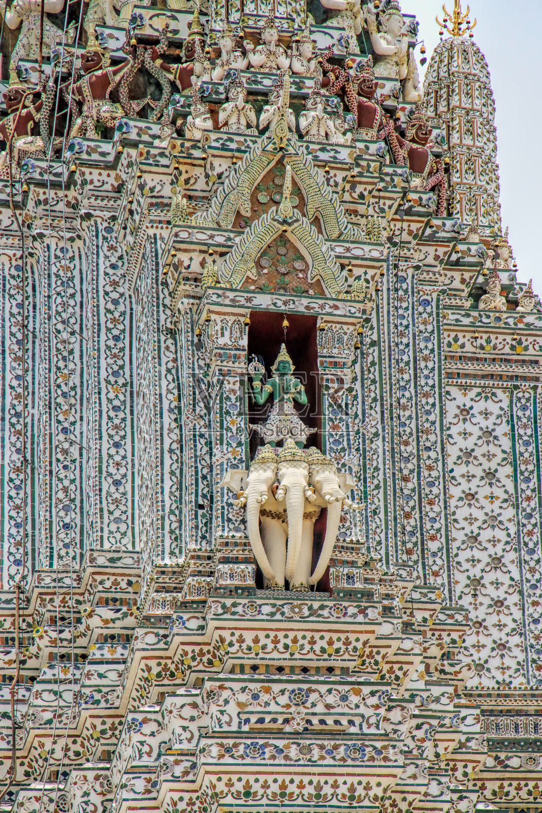 Wat Arun Ratchatharam或寺庙的黎明，曼谷，泰国照片摄影图片