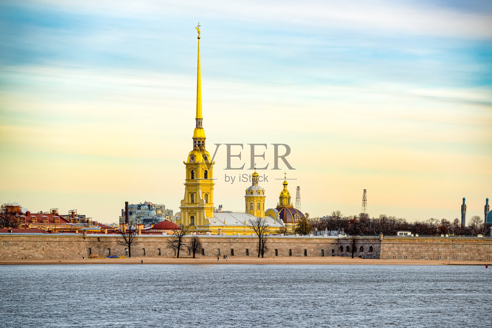 彼得和保罗要塞和坟墓。圣彼得堡。俄罗斯。照片摄影图片