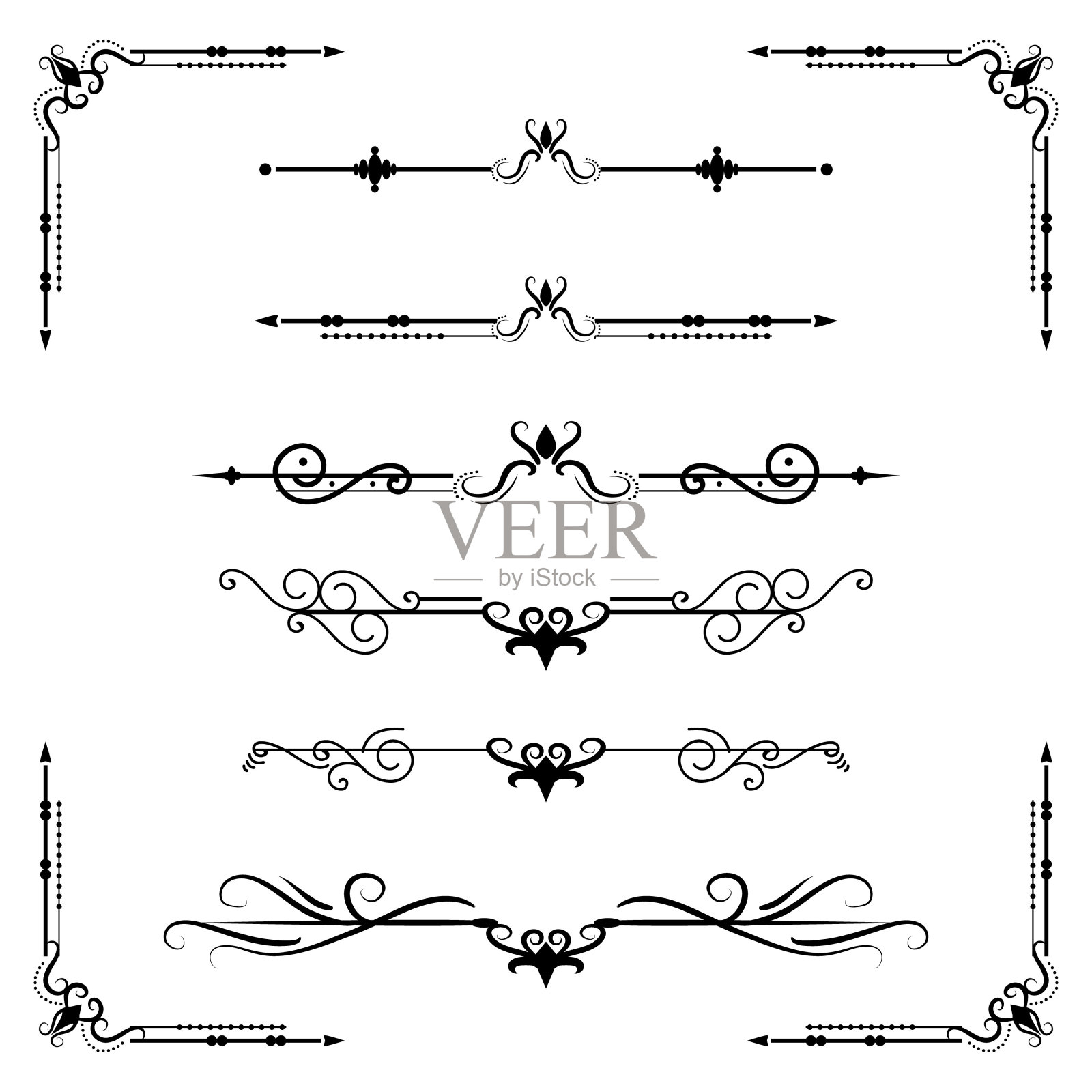 免费矢量婚礼经典婚礼框架插画图片素材