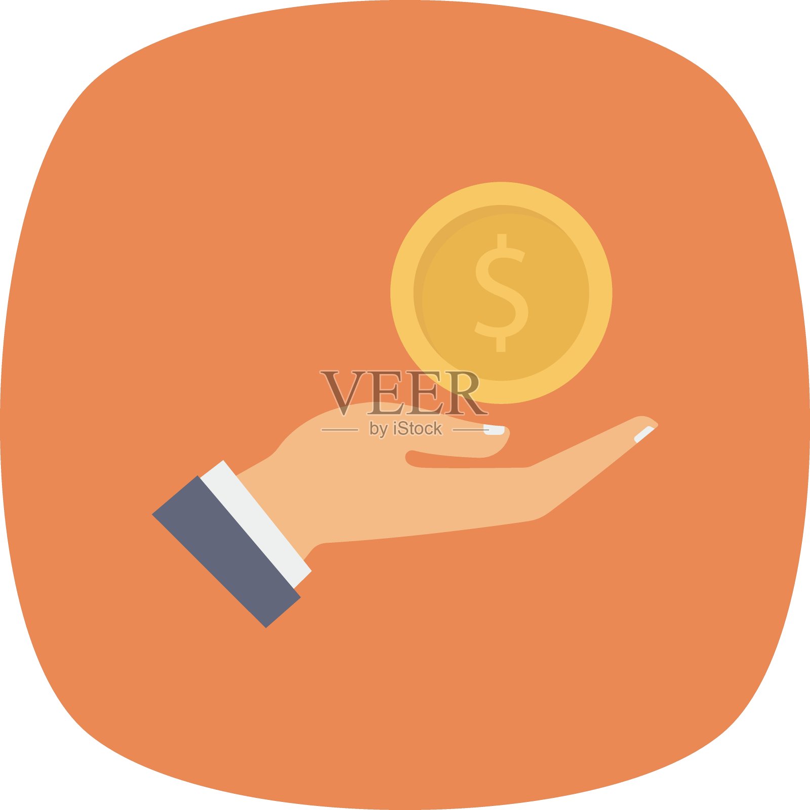 每股收益35.插画图片素材