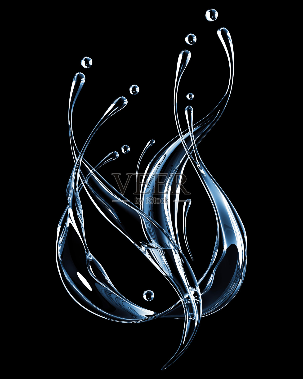 花卉水溅照片摄影图片