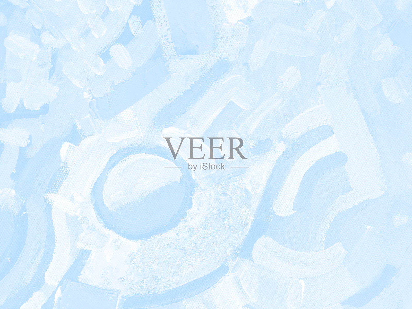 温柔的天蓝色油画。抽象艺术背景。颜色纹理。插画图片素材