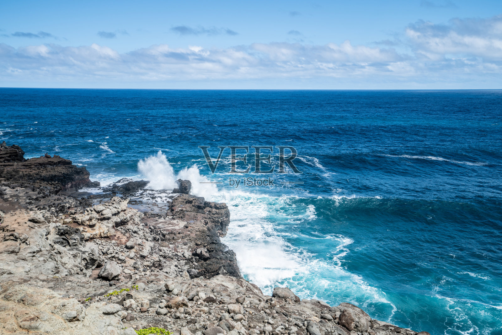 夏威夷的海岸线照片摄影图片