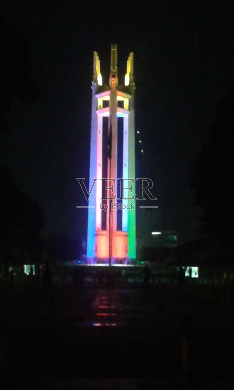 奎松城市圈塔照片摄影图片