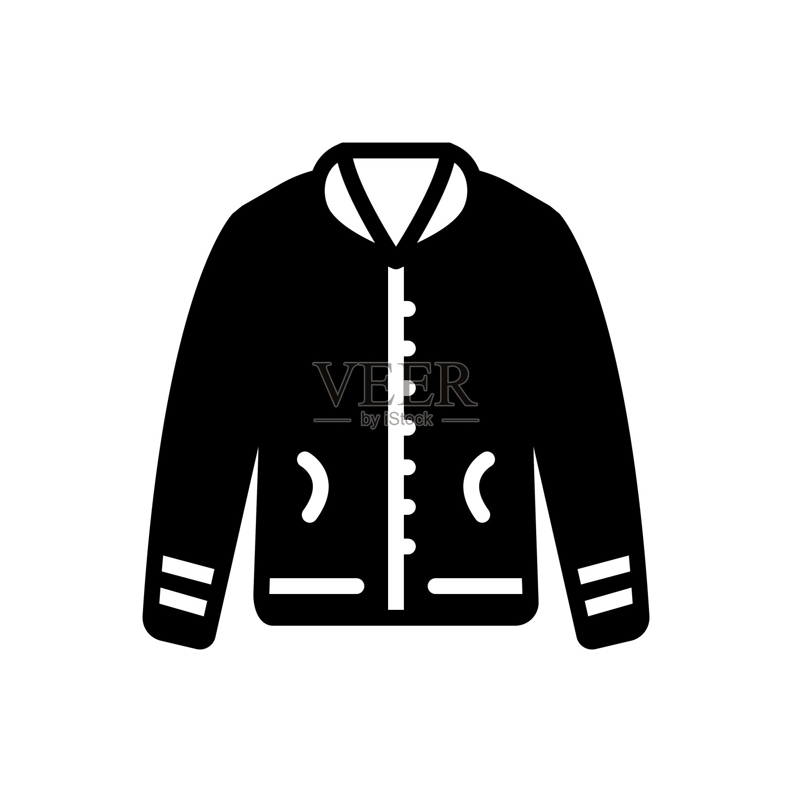 夹克面料插画图片素材