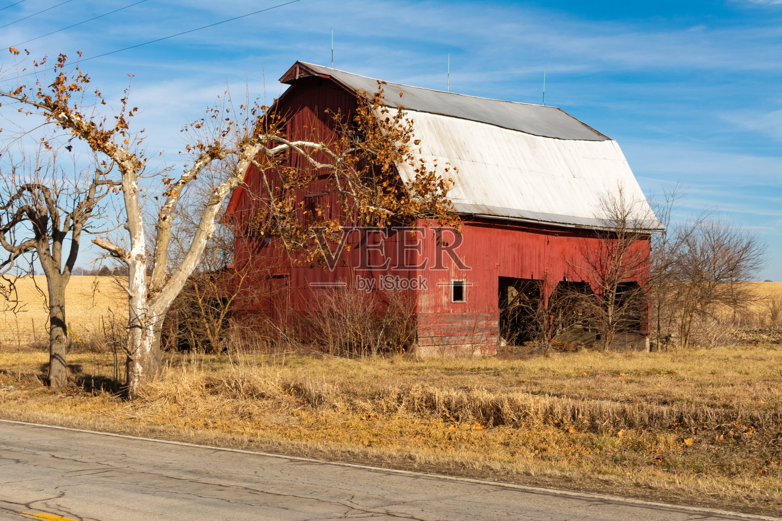中西部的谷仓照片摄影图片