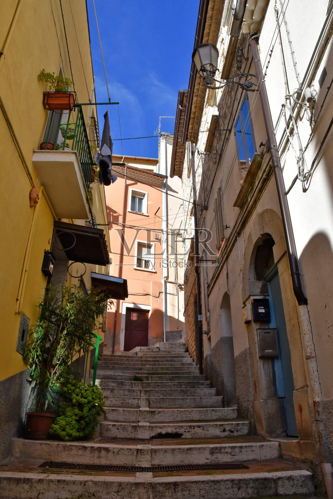 去古老的意大利村庄旅游照片摄影图片