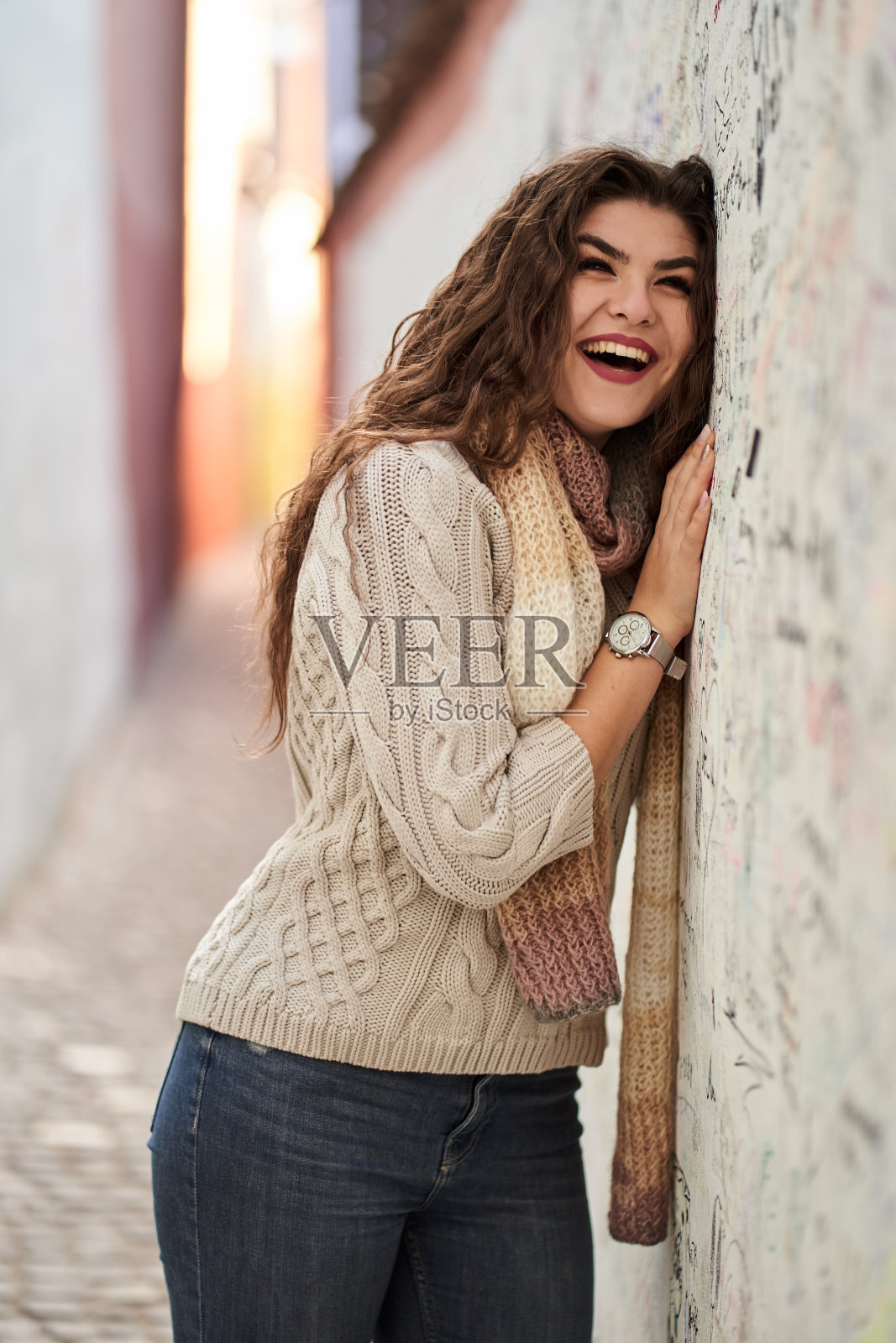 时尚年轻都市女士照片摄影图片