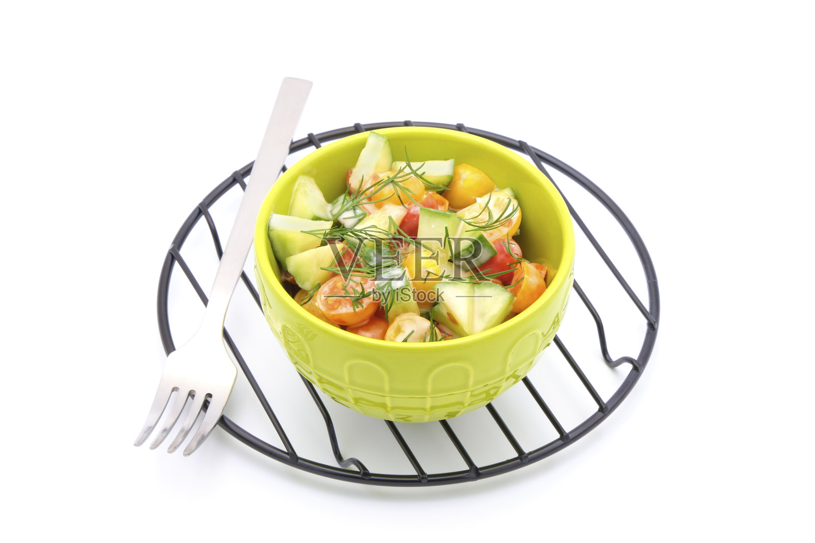 番茄黄瓜莳萝照片摄影图片