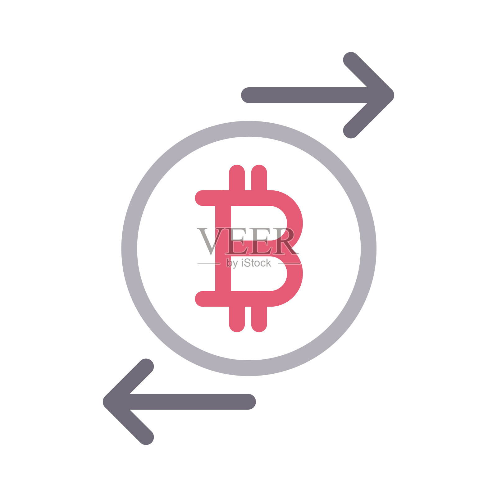 比特币插画图片素材