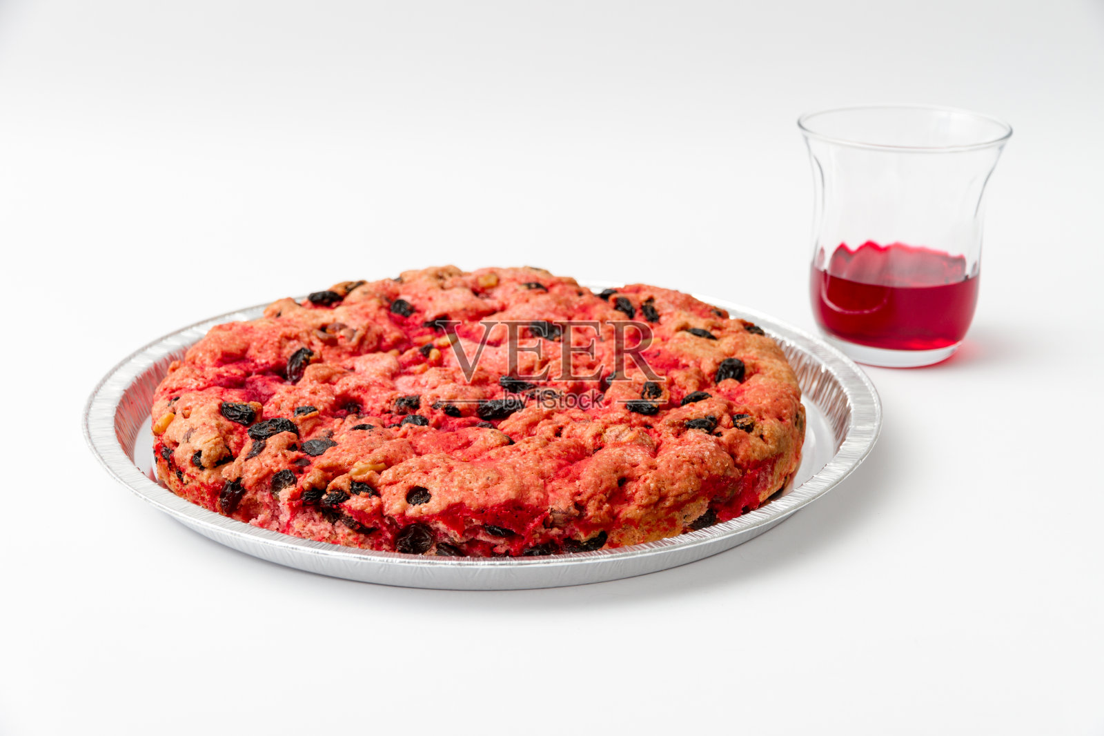 醉蛋糕是一种来自厄尔巴岛的甜点照片摄影图片