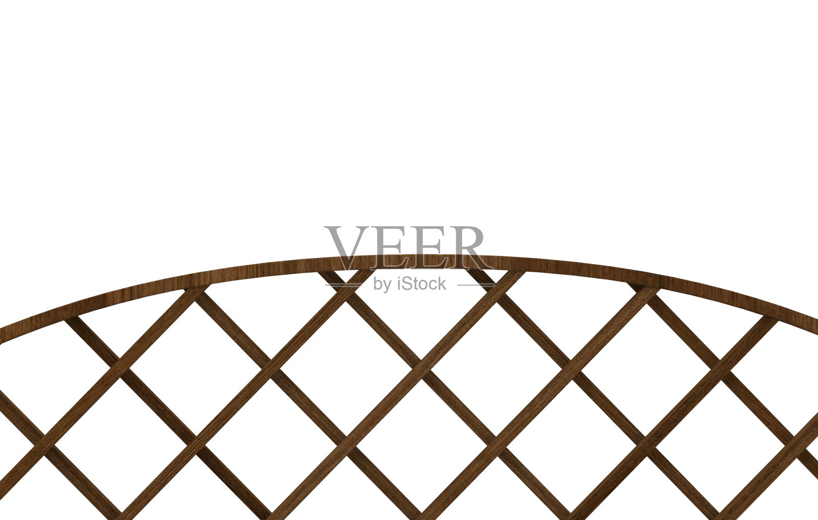 栅栏孤立在白色3D渲染照片摄影图片