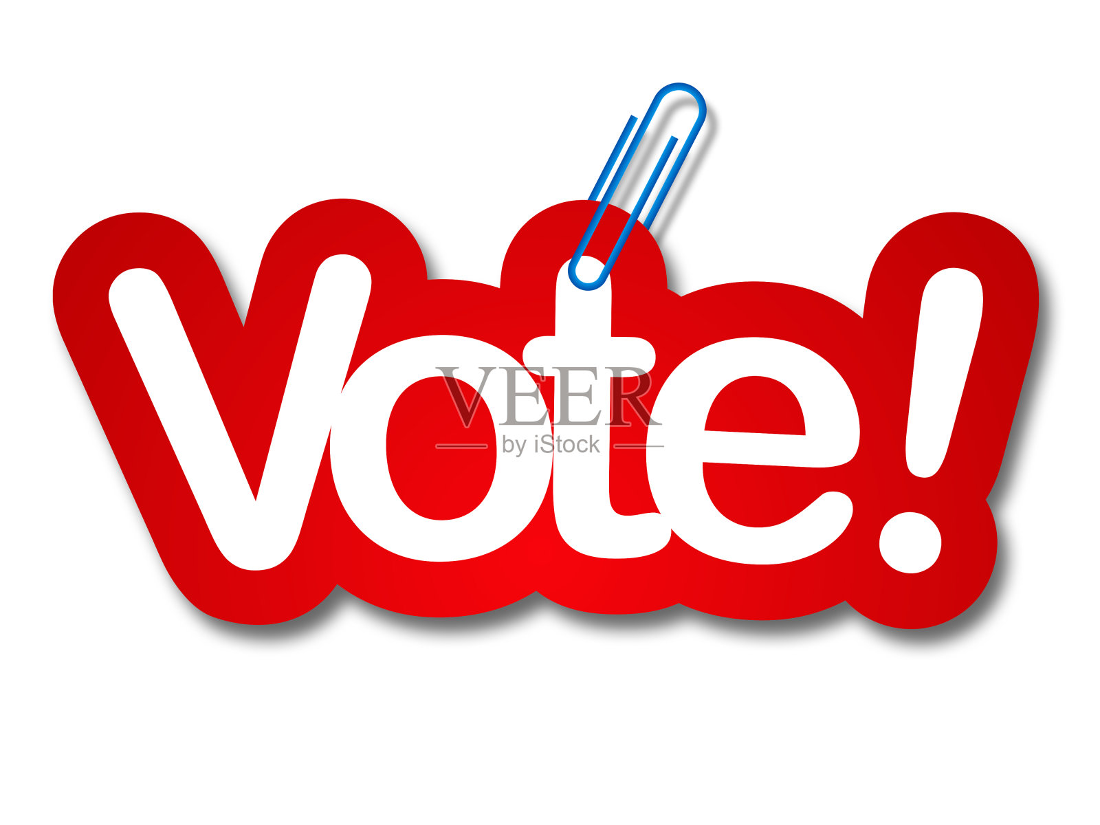 投票插画图片素材