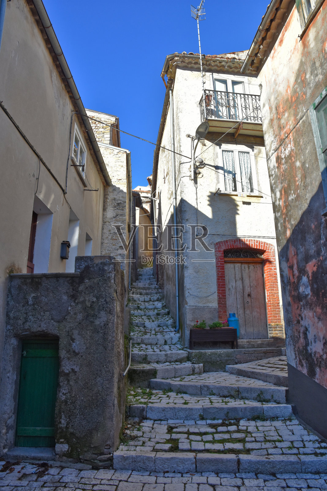 去古老的意大利村庄旅游照片摄影图片