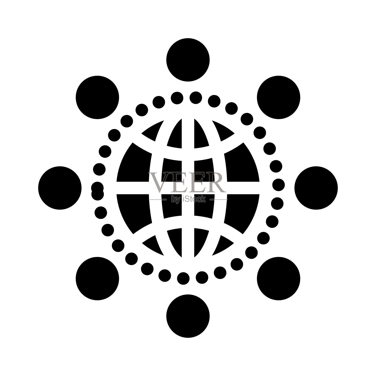 连接插画图片素材