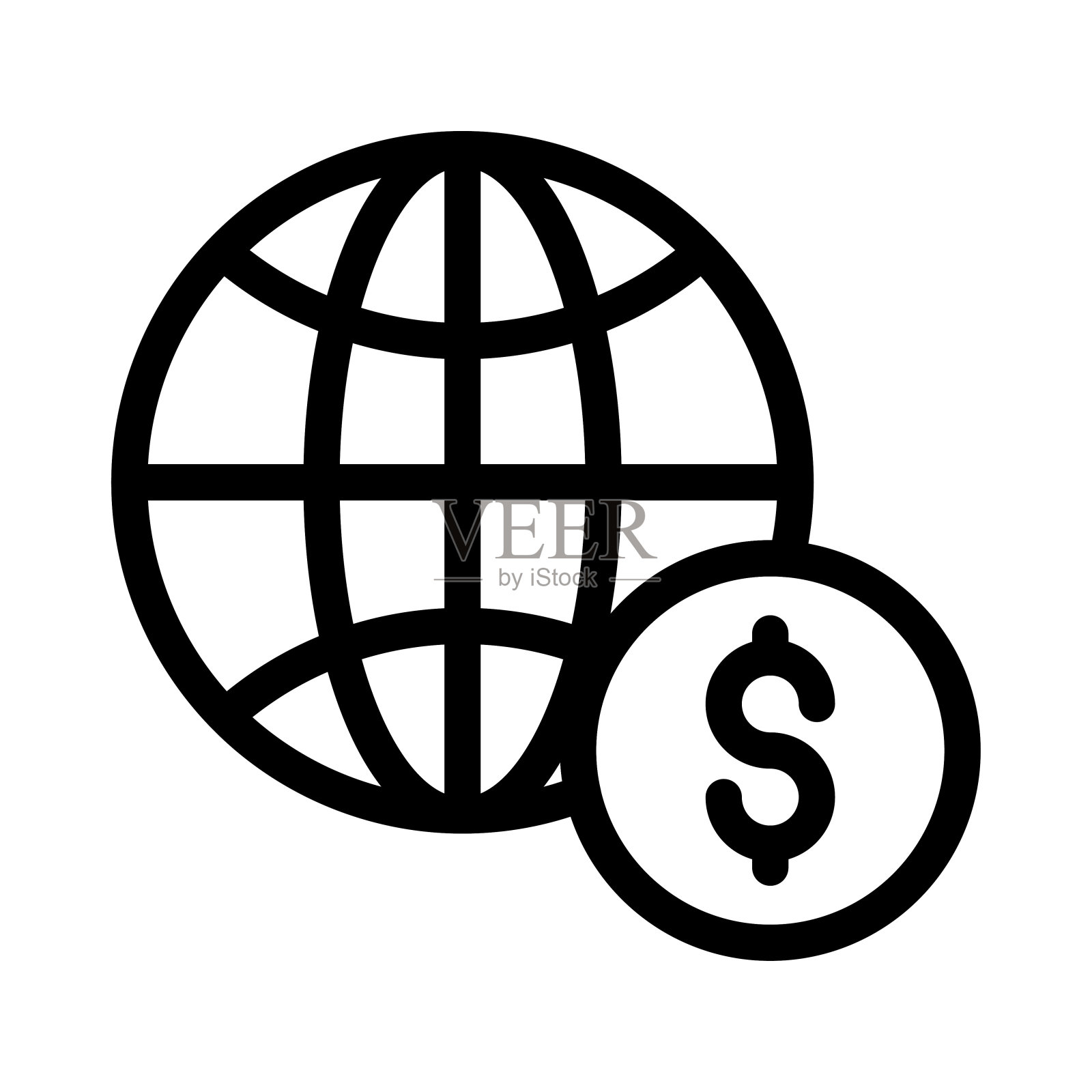 美元插画图片素材