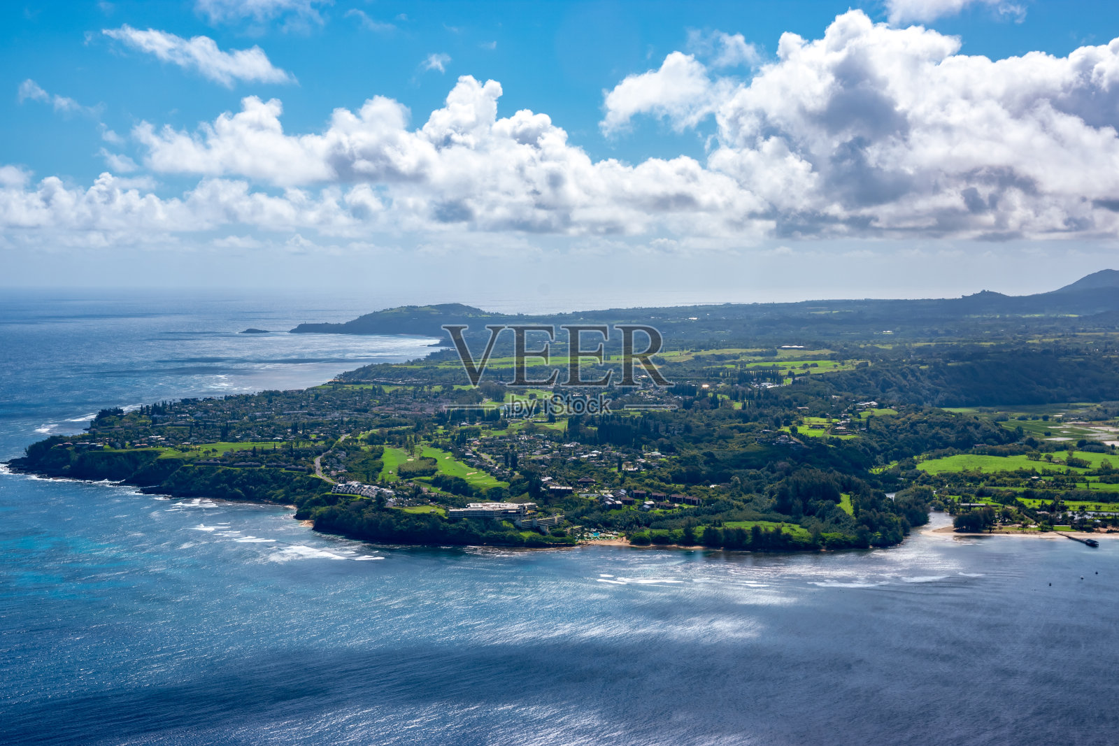 普林斯维尔-北岸风景-考艾岛-夏威夷-美国照片摄影图片