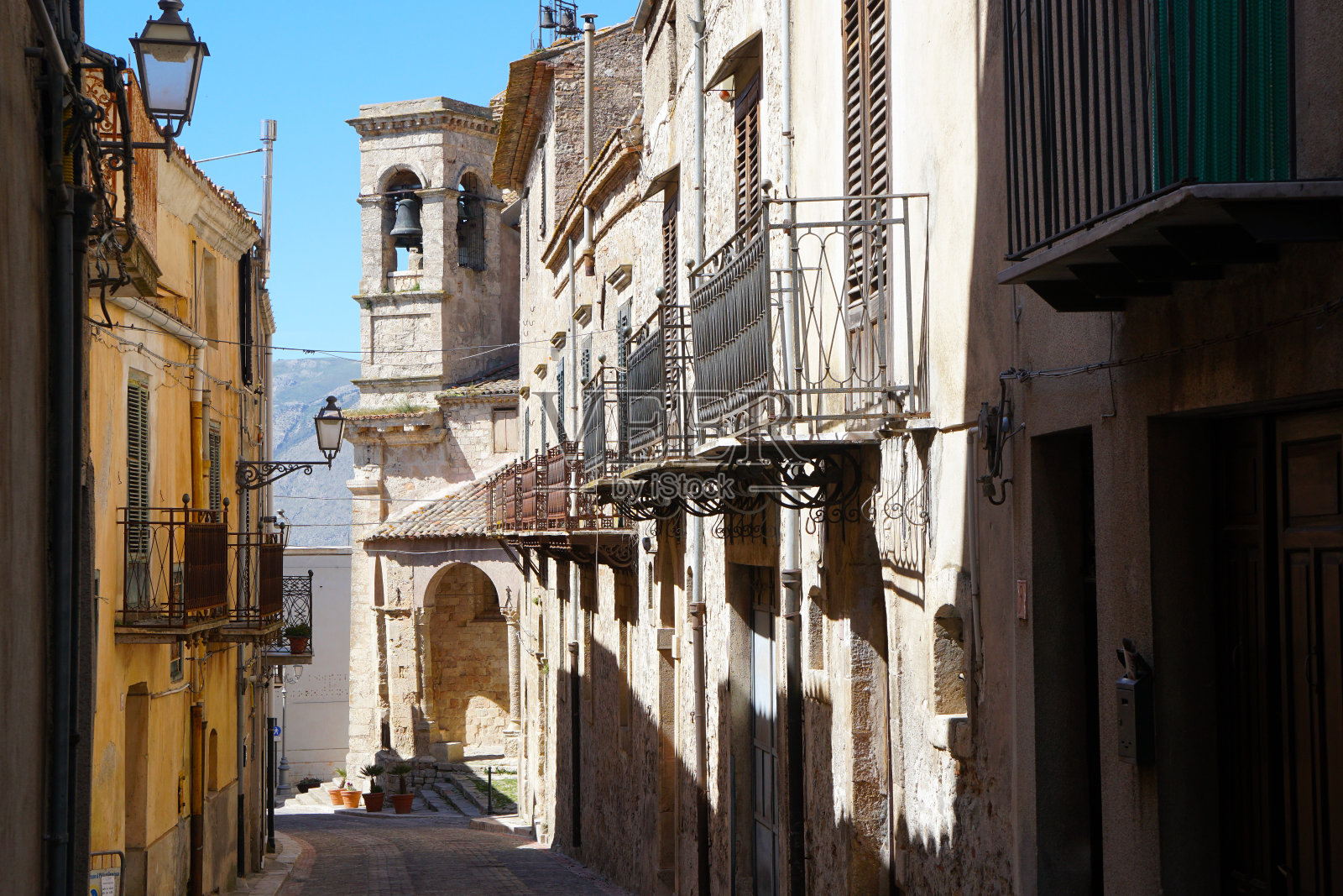 恩纳古城照片摄影图片